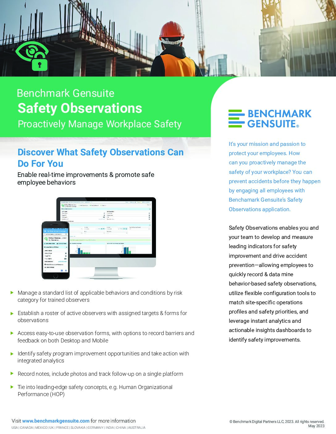 Safety Observations