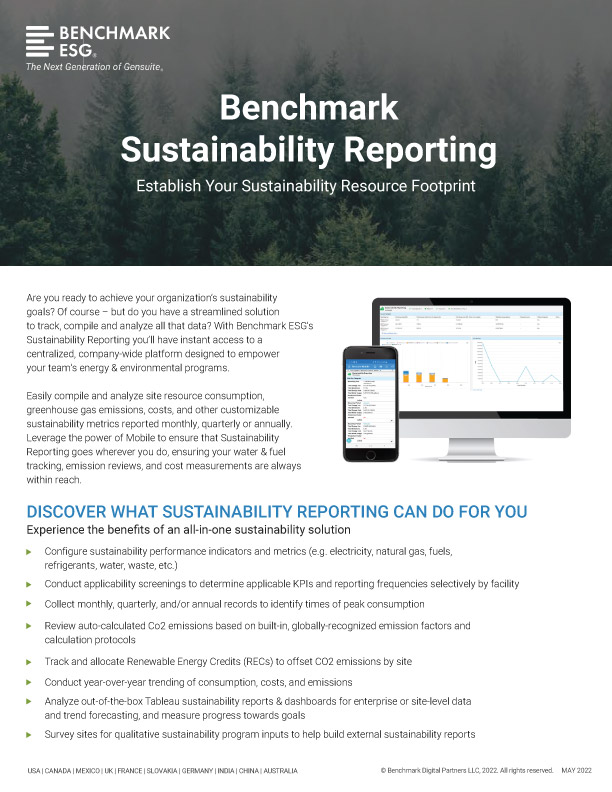 Thumbnail for Benchmark Sustainability Reporting
