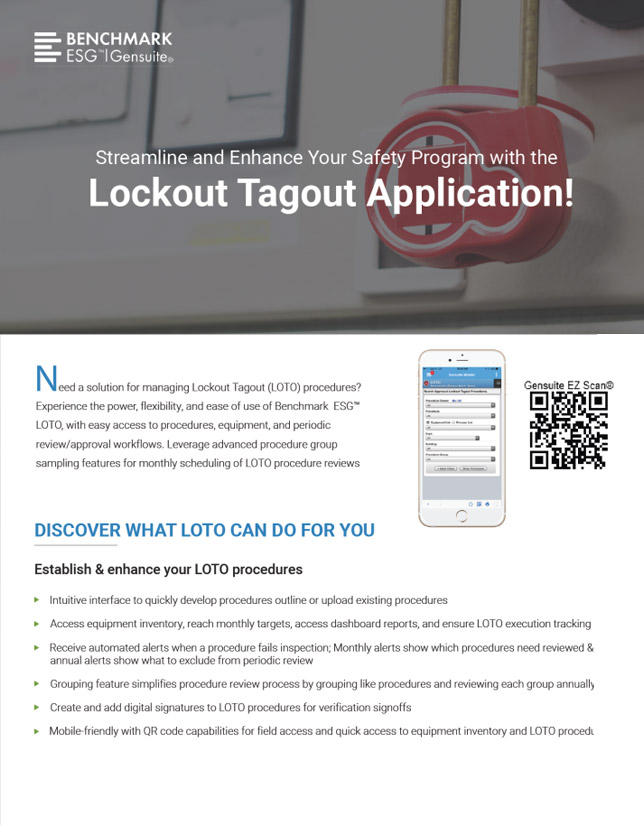 Lockout Tagout Application