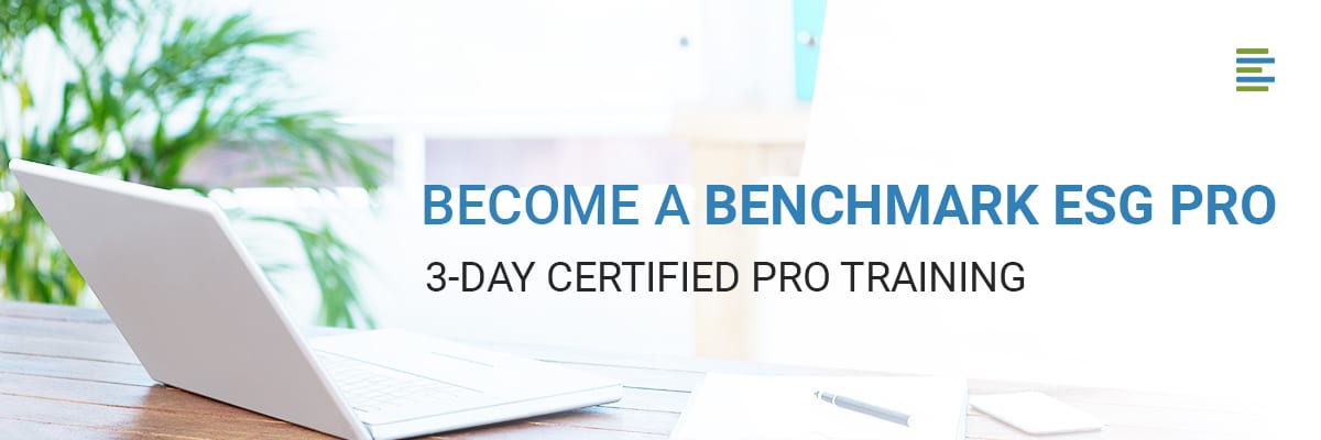 Becoming A benchmark ESG PRO Webinar Banner