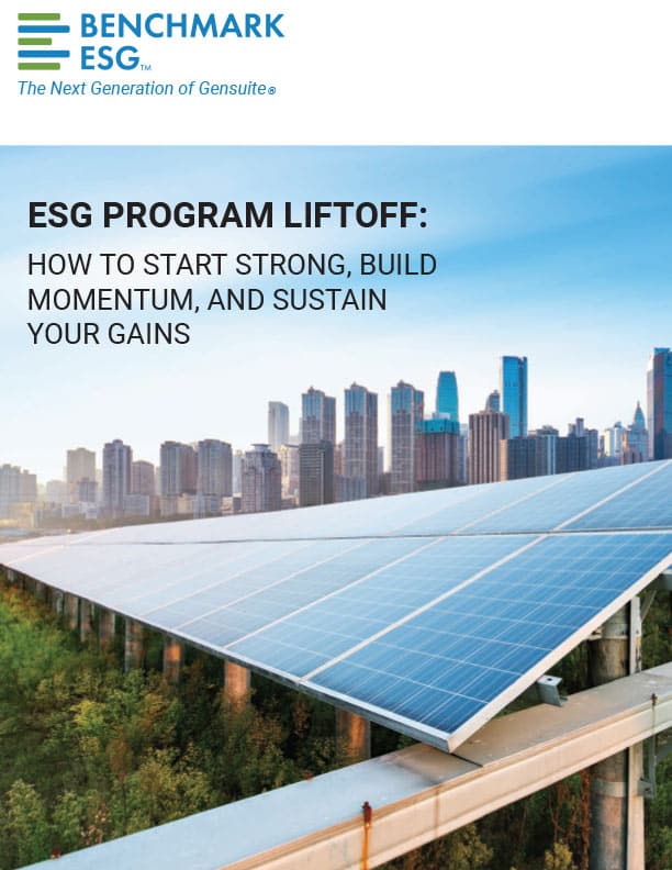 ESG Program Lift-Off Whitepaper