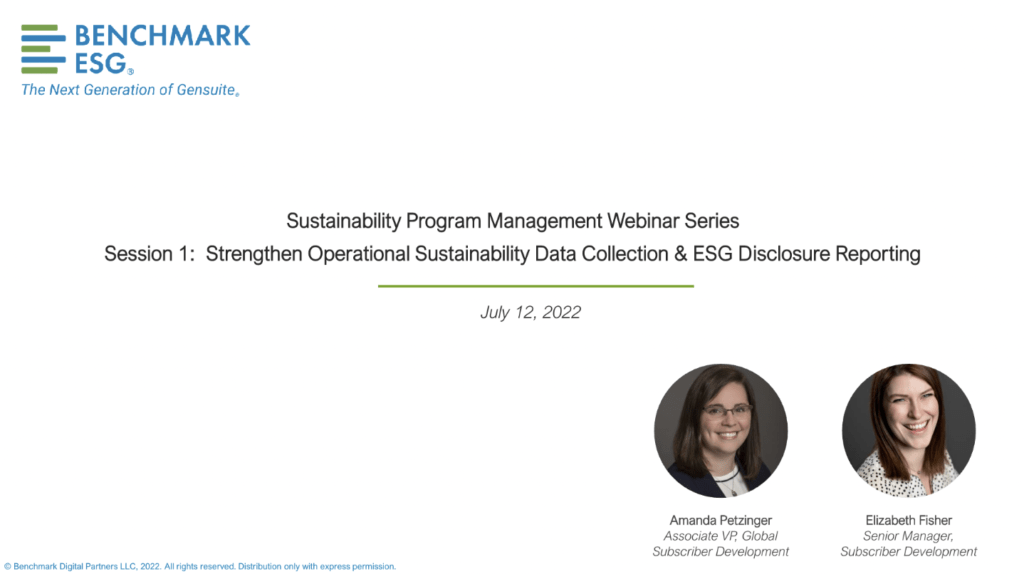 Webinar thumbnail [Sustainability Program Management Webinar Series Session 1- Strengthen Operational Sustainability Data Collection & ESG Disclosure Reporting]