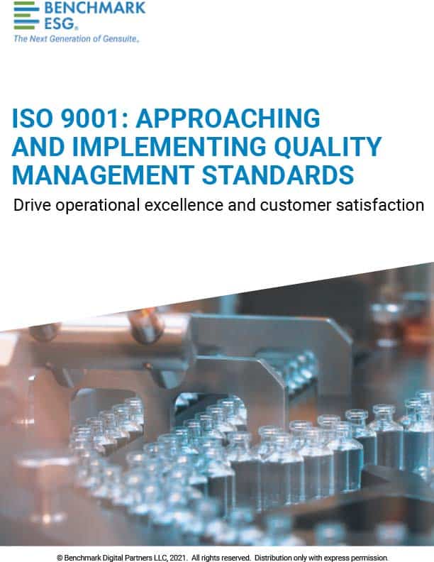 ISO 9001: Approaching & Implementing Quality Management Standards White Paper