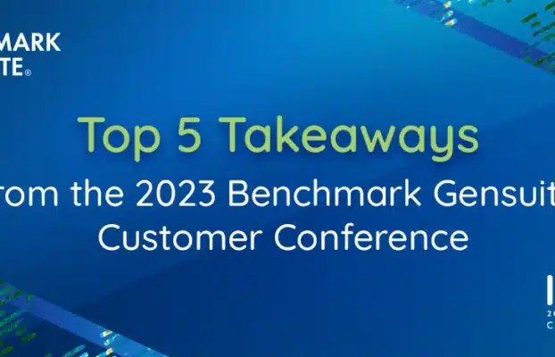 Top 5 Takeaways from the 2023 Impact Benchmark Gensuite Conference
