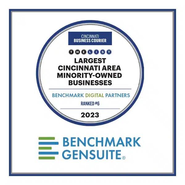 Benchmark Gensuite Ranked 6th in Cincinnati Business Courier’s List of Largest Cincinnati Area Minority-Owned Businesses