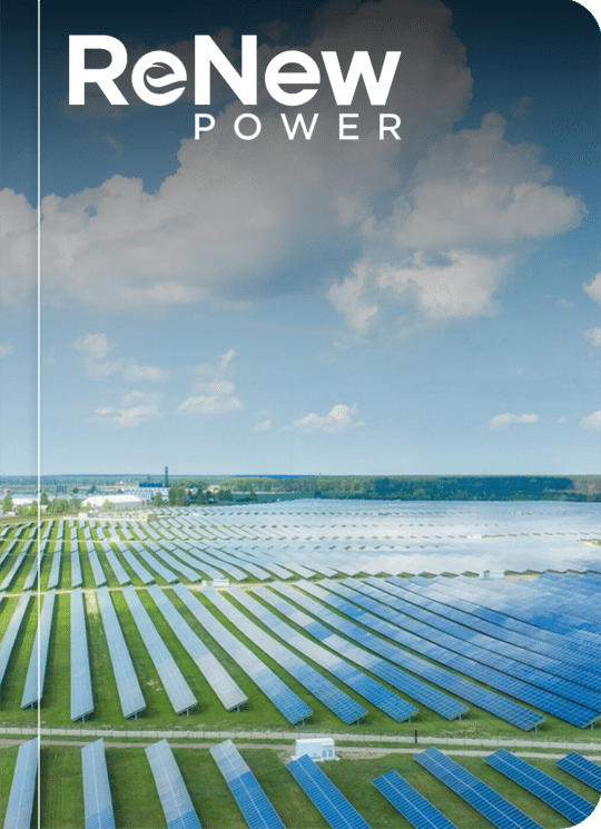 Renew power Case-Study-Cover solar panel field