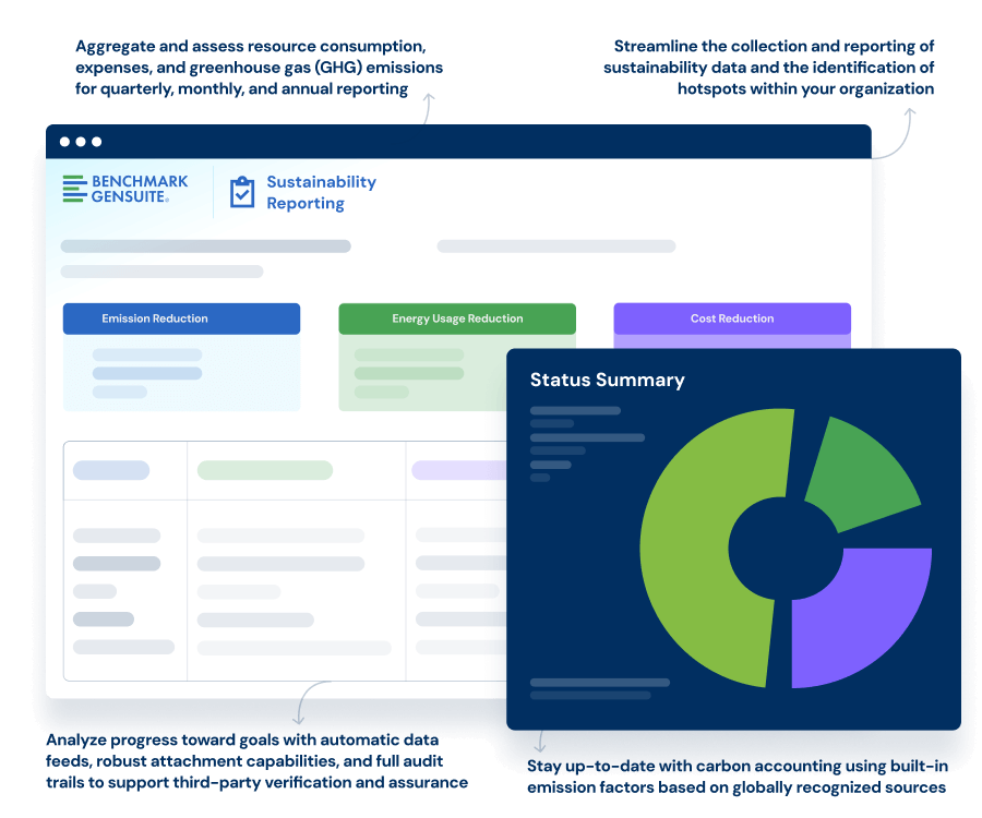 screen illustration with charts