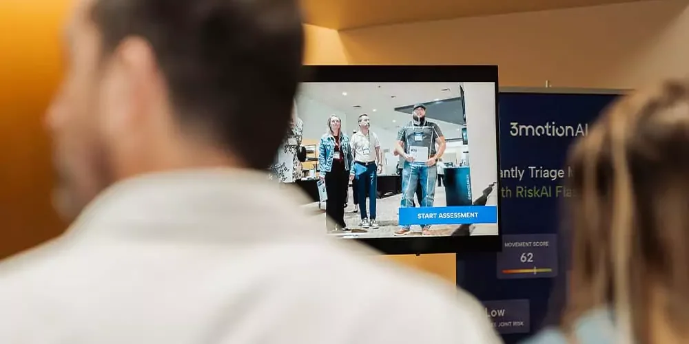 Screen using computer vision