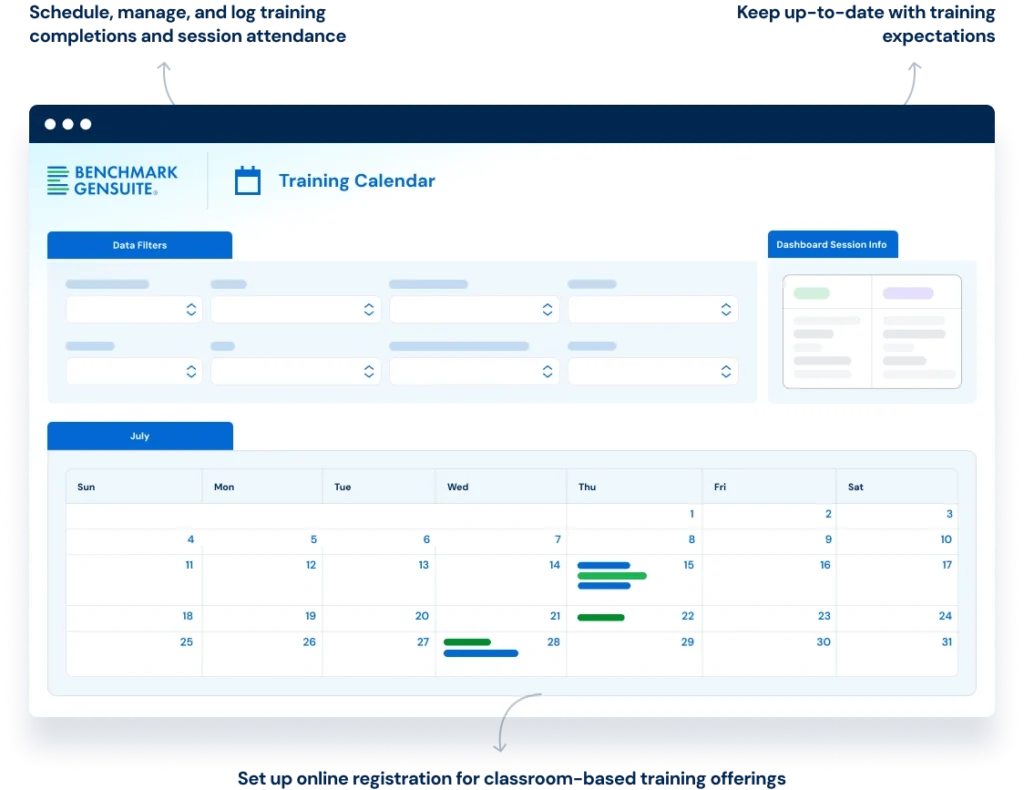 Training Calendar