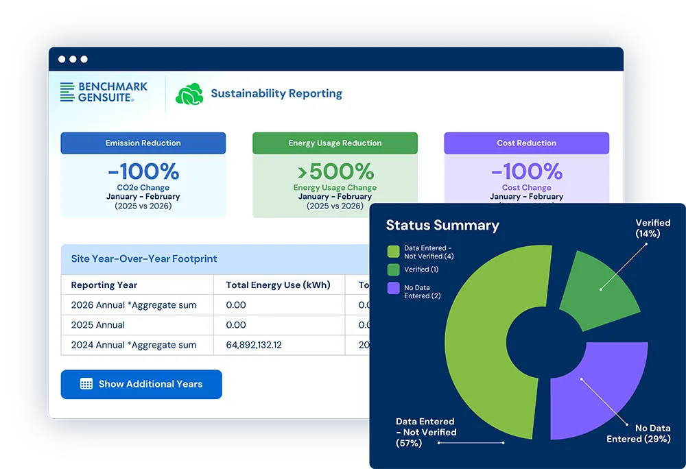 Sustainability Reporting App graphic