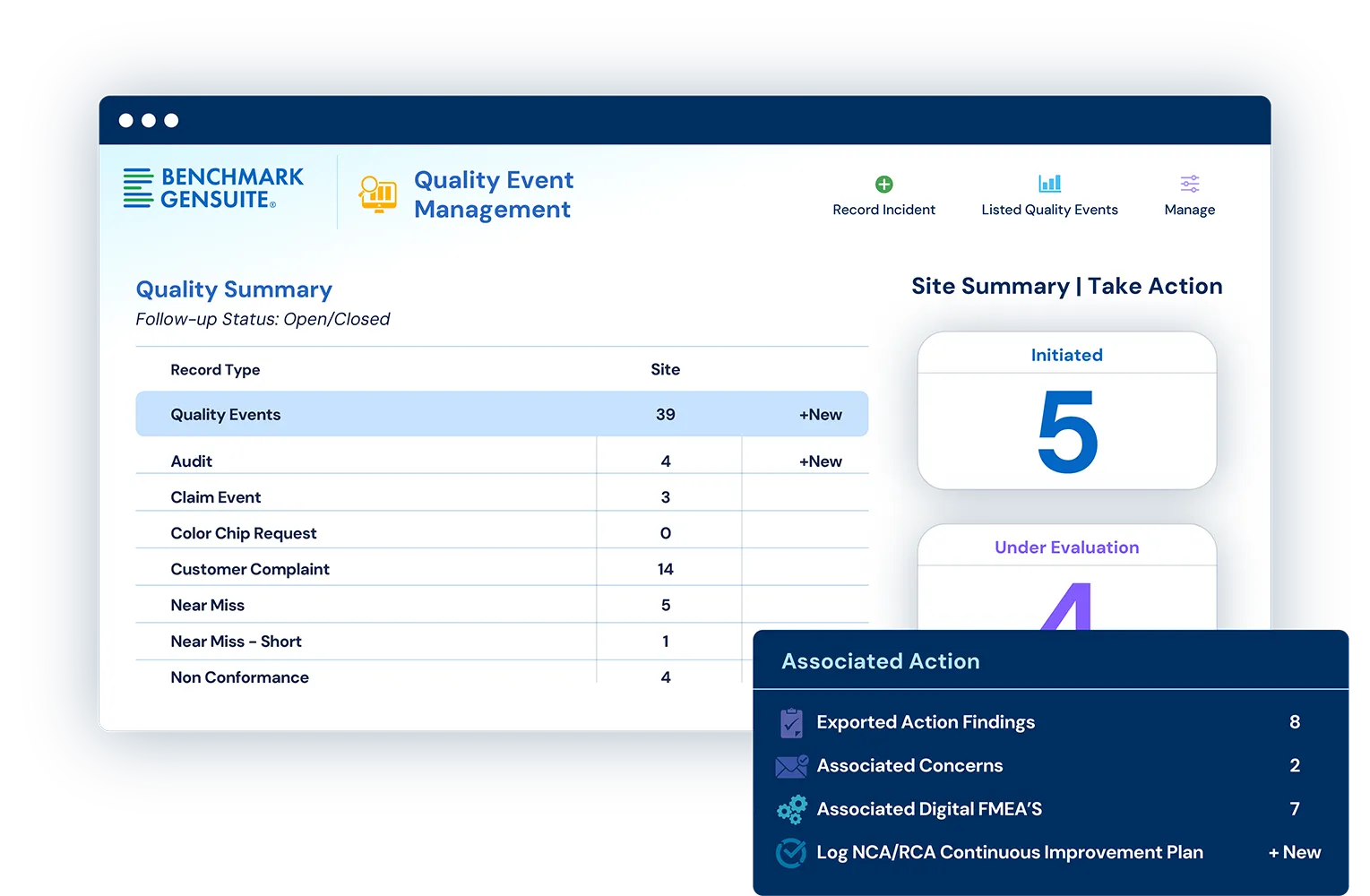 App illustration for Quality Event Management software