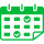 Green Transparent Icon for Compliance Calandar