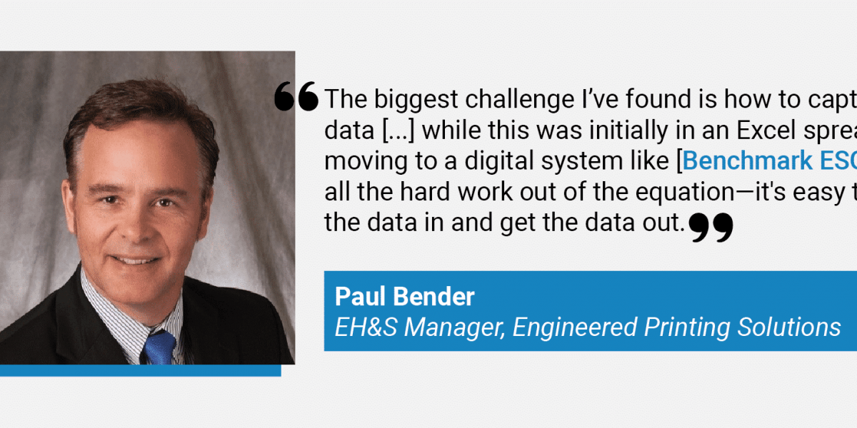 Headshot and Quote from Paul Bender
