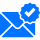 Blue Transparent Quality Concern Reporting Icon